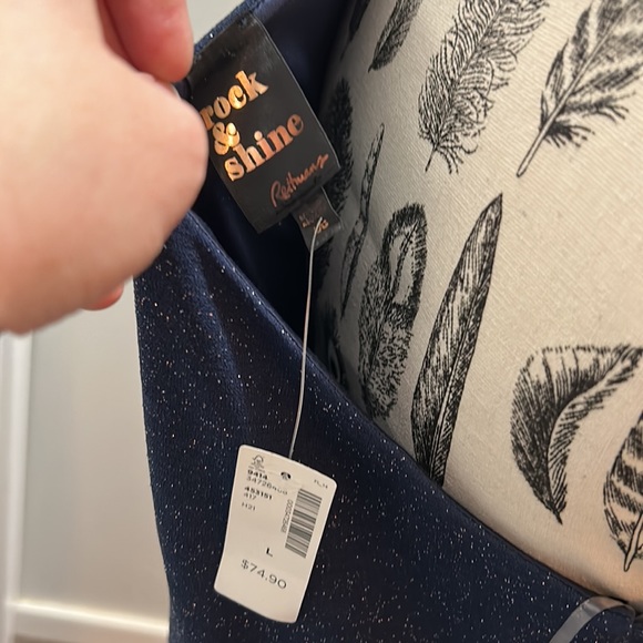 Women’s size Large new Years dress in royal Blue and sparkle. - Picture 3 of 3